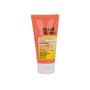 کرم ضد آفتاب رنگی SPF90 پوست خشک پتال رز (بژ روشن)